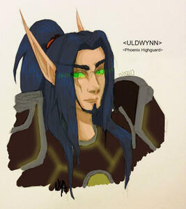 Bust of Uldwynn Farlane - Art By https://twitter.com/NyamineED